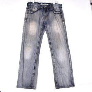 MK Machine Men's Blue Jeans Size 34/32 See Photos